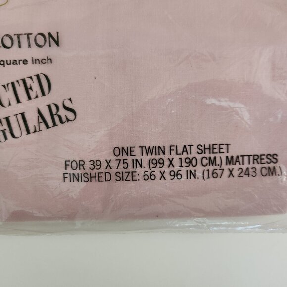 Vintage West Point Pepperell Permanent Press Percale Selected Irregular Flat - Picture 3 of 9